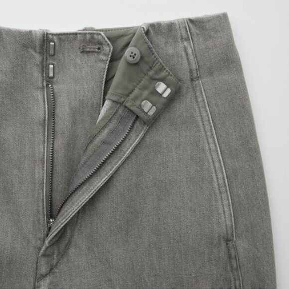 Denim Straight Pants - Picture 2 of 3